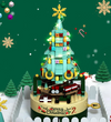 a christmas tree made out of lego blocks
